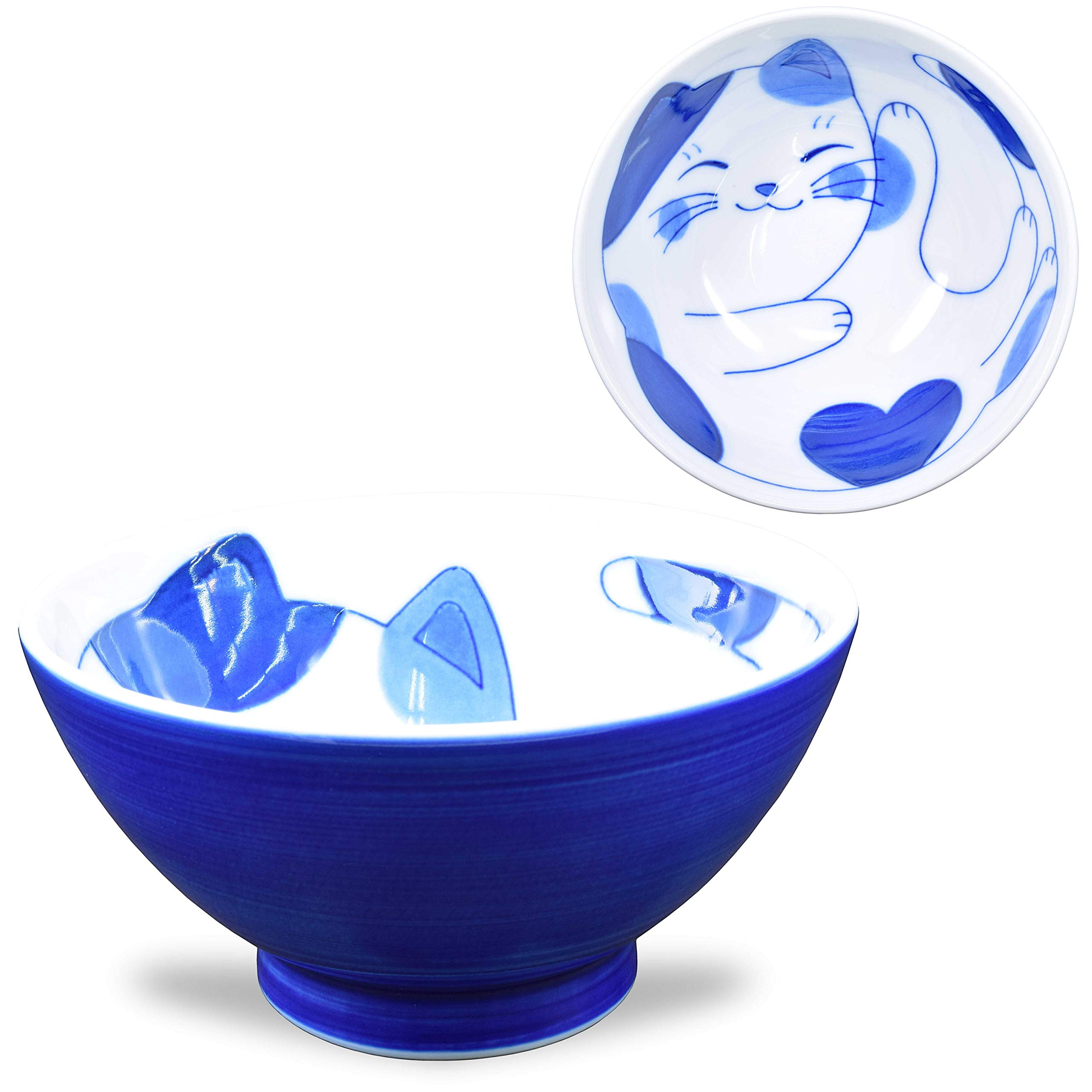 Amazon.com | Mino Ware Japanese Rice Bowl, Rice Ramen Noodle Soup